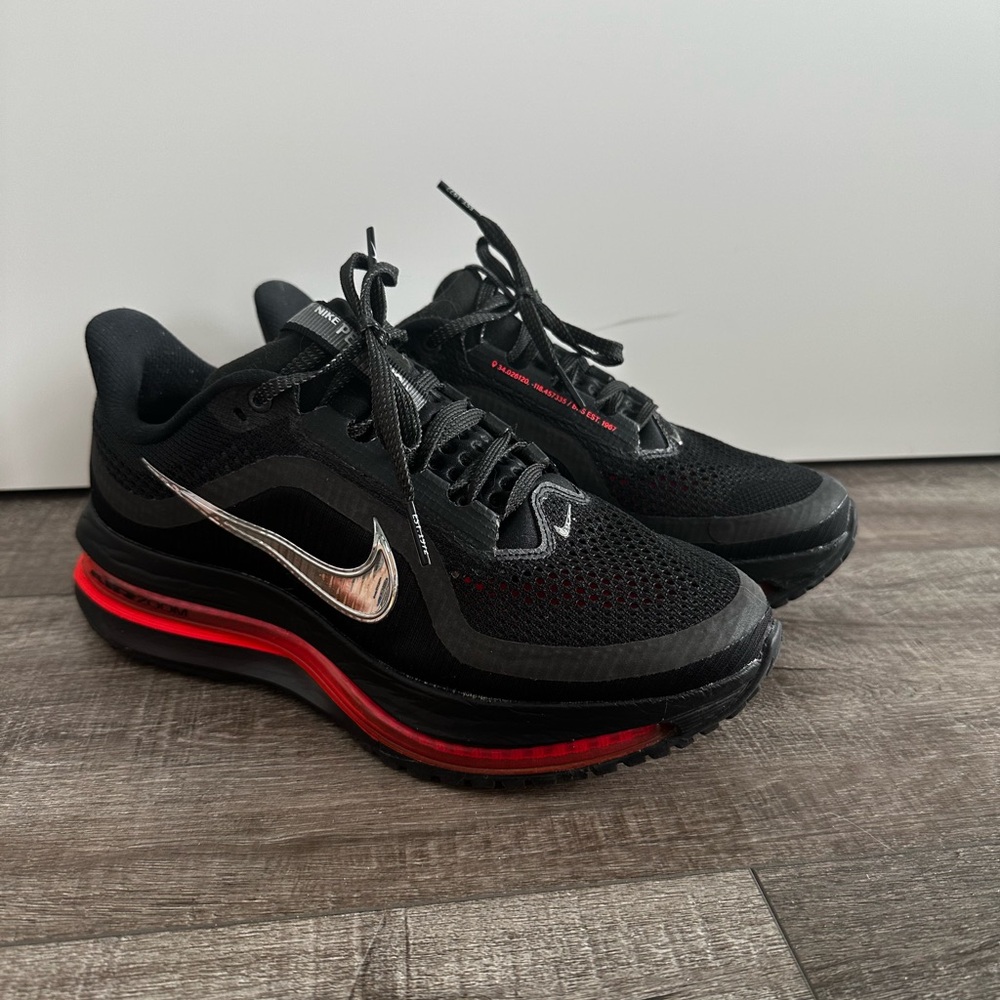 Nike Pegasus Premium 'Black Bright Crimson'